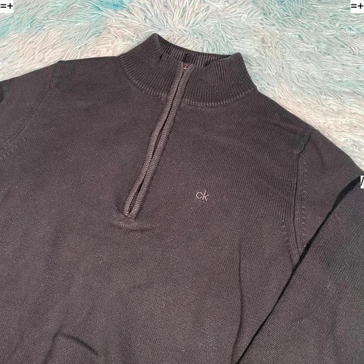 Immagine di Black Calvin Klein Golf Knitted Jumper - Medium 4