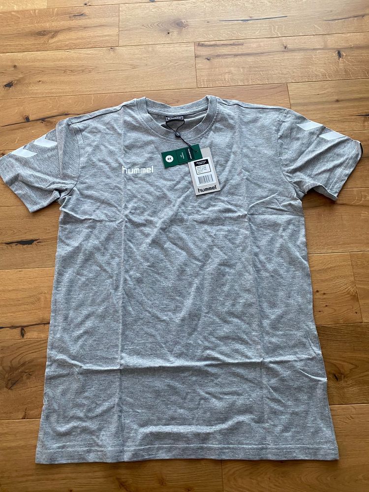 Hummel Hummel Grey Cotton T-Shirt size S product image