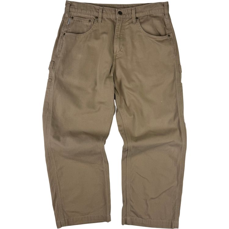 Carhartt Loose Fit Workwear Carpenter Trousers Beige obraz 2