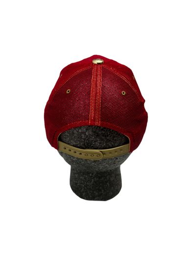 Red trucker cap 6