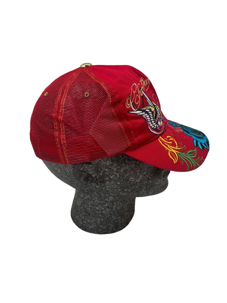 Red trucker cap 5