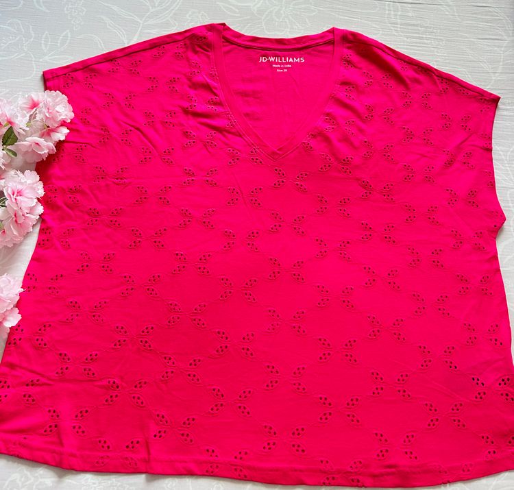 Jd Williams Pink V-Neck Top 5