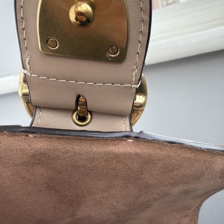 COACH Beat Saddle Crossbody Bag Taupe Glovetanned Leather New C303 £450 image 8