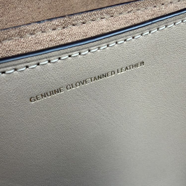 COACH Beat Saddle Crossbody Bag Taupe Glovetanned Leather New C303 £450 image 9