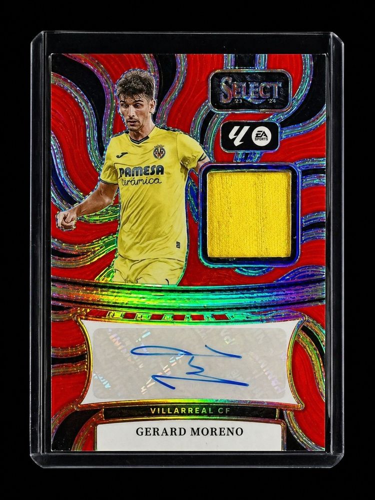 AUTO-PATCH Gerard Moreno Panini Select La Liga 2024/25