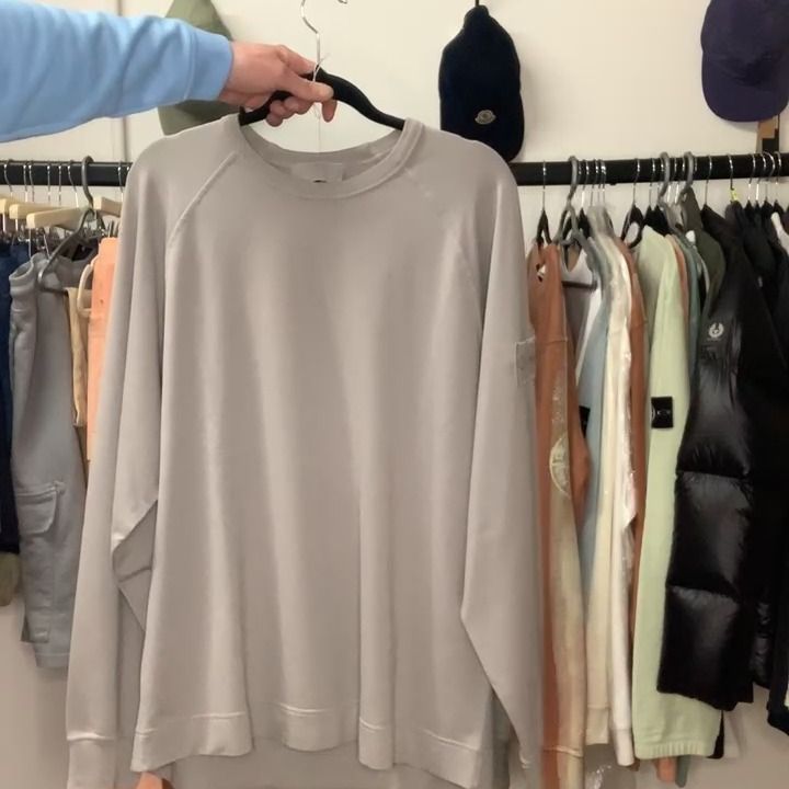 Stone Island Stone Island Ghost Cotton Stretch Fleece sweatshirt - Dust Grey  Size xl product image