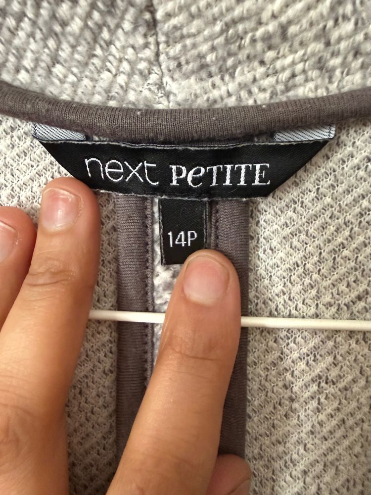 Next Petite Grey Long Cardigan 3