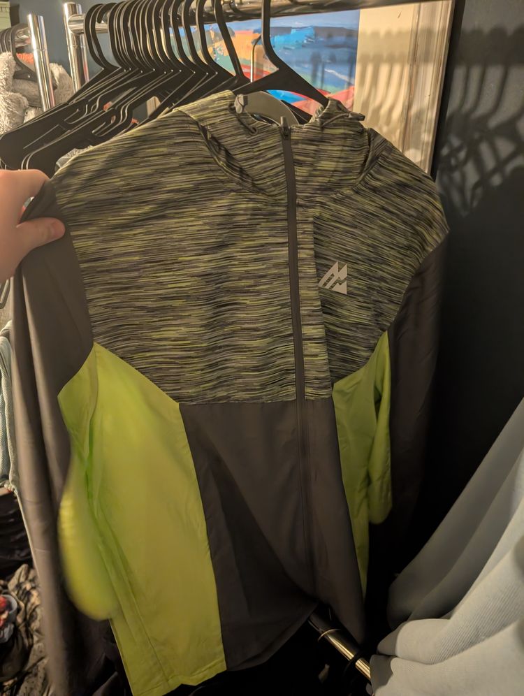 Montirex Green And Black Hooded Jacket