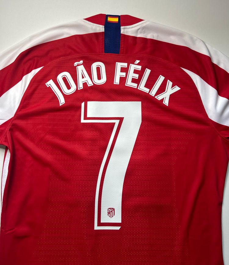 BNWT ATLETICO MADRID PLAYER ISSUE VAPORKNIT Felix HOME 2019-20 NIKE MENS MEDIUM