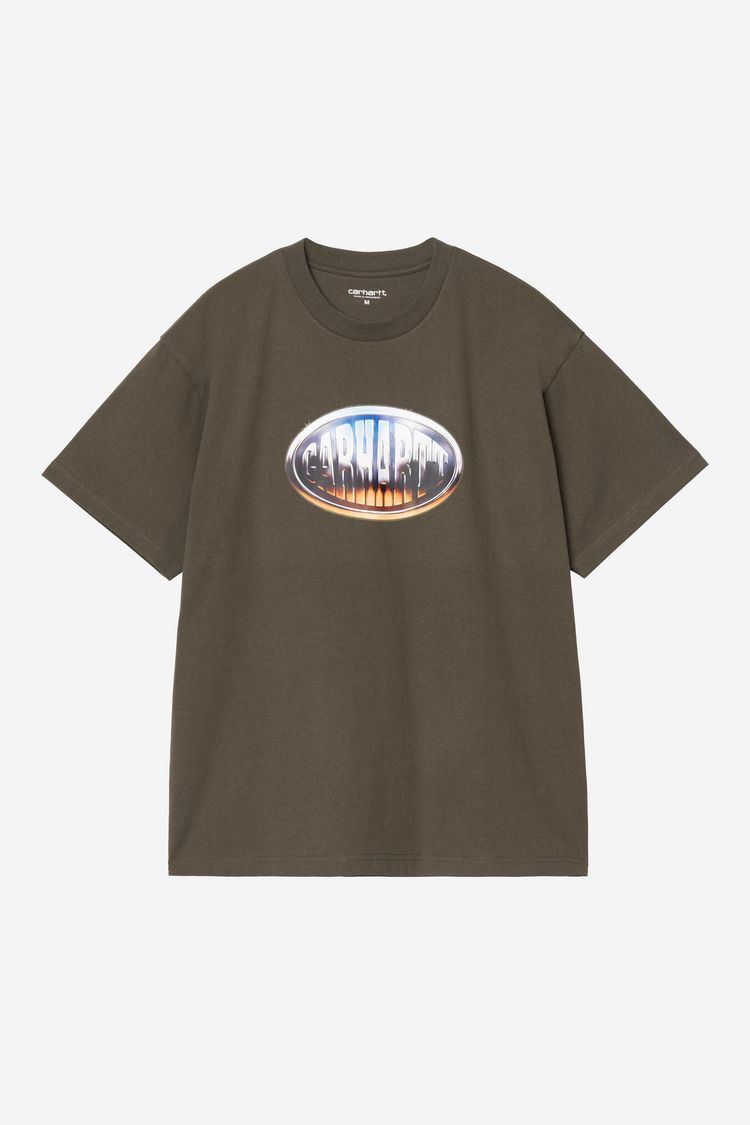 Carhartt WIP brown graphic t-shirt - S - RRP £45