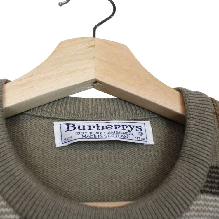 Vintage Burberry Lambswool Jumper Small image 2