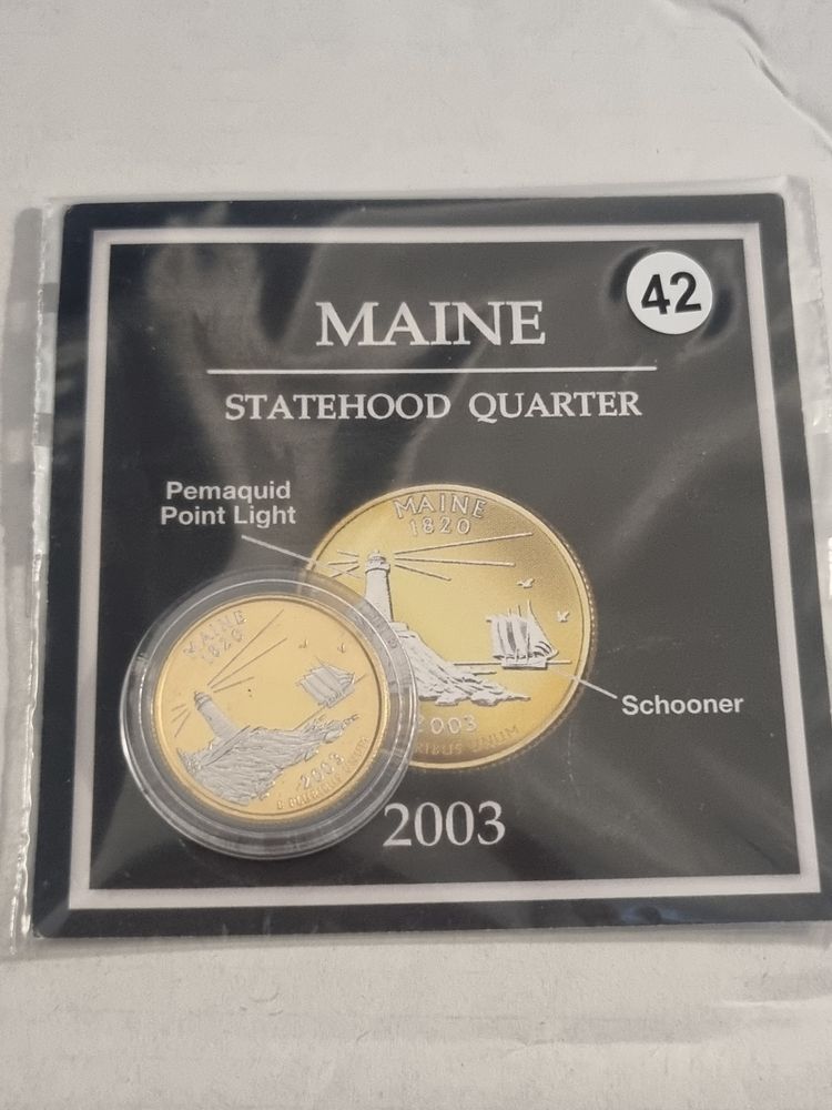 Maine Statehood Quarter 2003