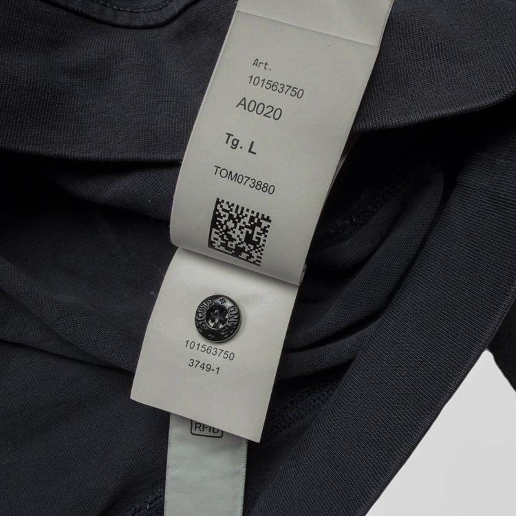 S/S 23 Stone Island Garment Dyed Cotton Crewneck Sweatshirt - Navy image 5