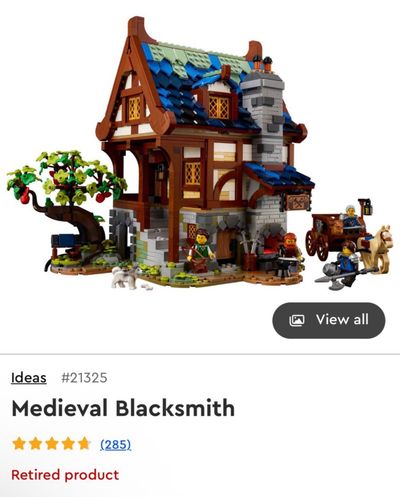 Lego Medieval Blacksmith Building Set