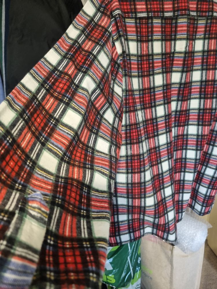 Cavelli Red And White Plaid Shirt