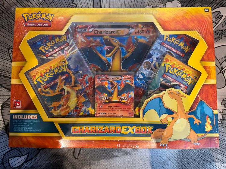 Pokémon Charizard Ex Box Trading Card Game
