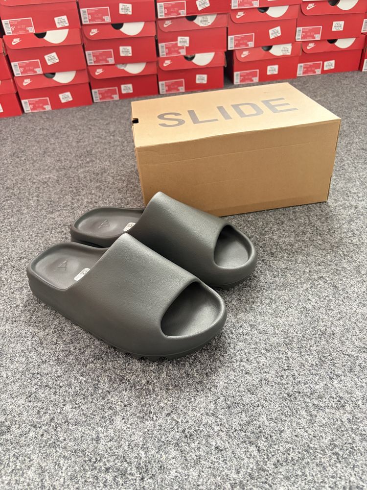 Grey Slide Sandals image 2