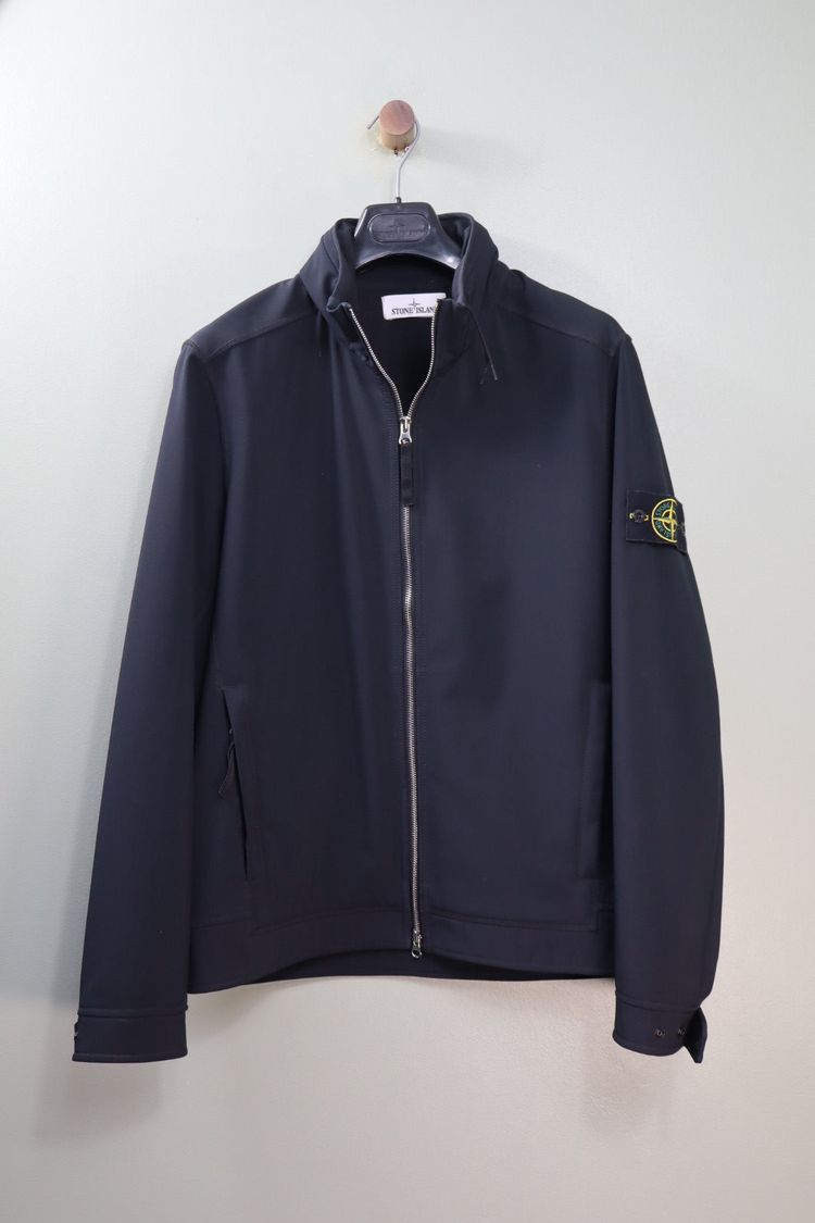 Stone Island Black Soft Shell Jacket image 3