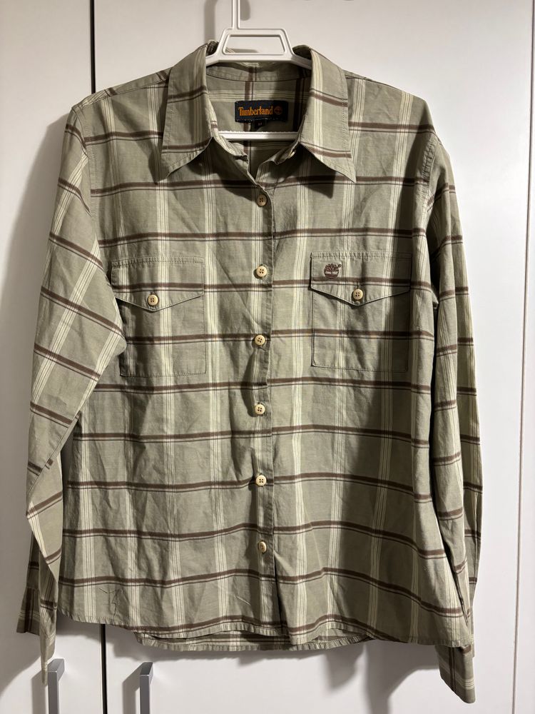 Timberland Men'S Checked Button-Up Shirt