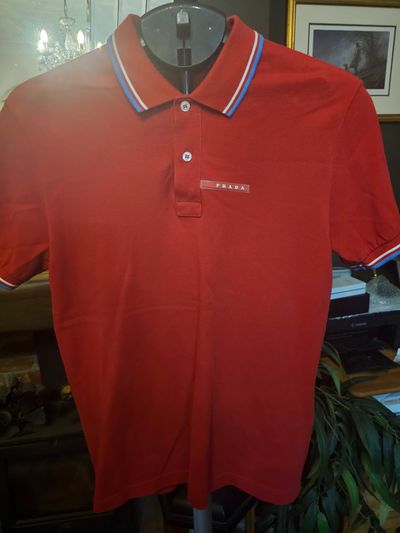 Prada Red Polo Shirt