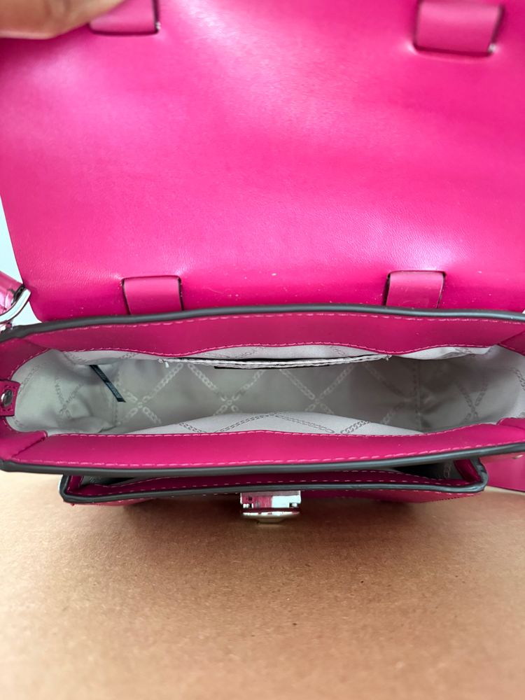 Michael Kors Pink Leather Crossbody Bag 3