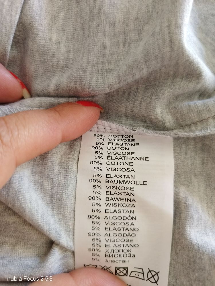 Lotto Grey T-Shirt obraz 5