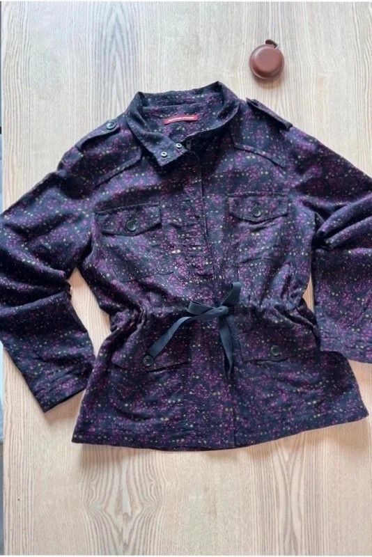 Comptoir Des Cotonniers Printed Utility Jacket – Linen Belted 125€ imagen 7