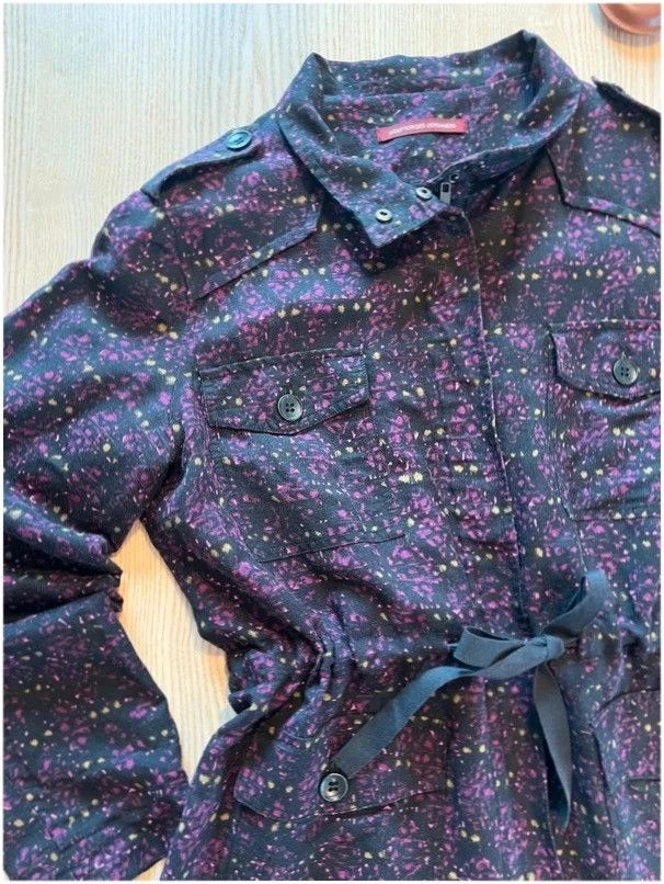 Comptoir Des Cotonniers Printed Utility Jacket – Linen Belted 125€ imagen 9