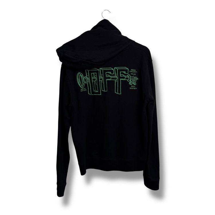 Off-white Hoodie Black, medium