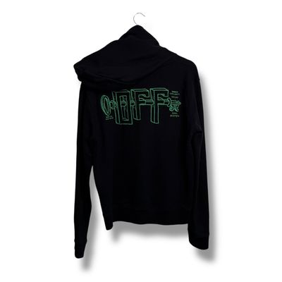 Off-white Hoodie Black, medium