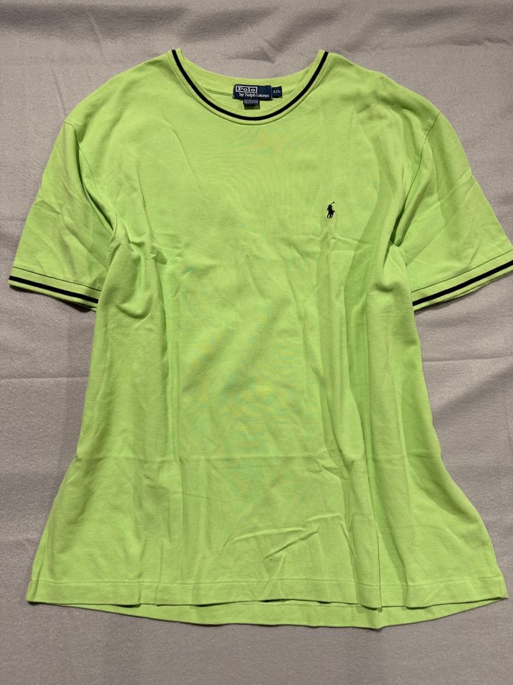 Polo Ralph Lauren Men’s Ralph Lauren Polo Lime Green Shirt Size XXL (Stains) product image