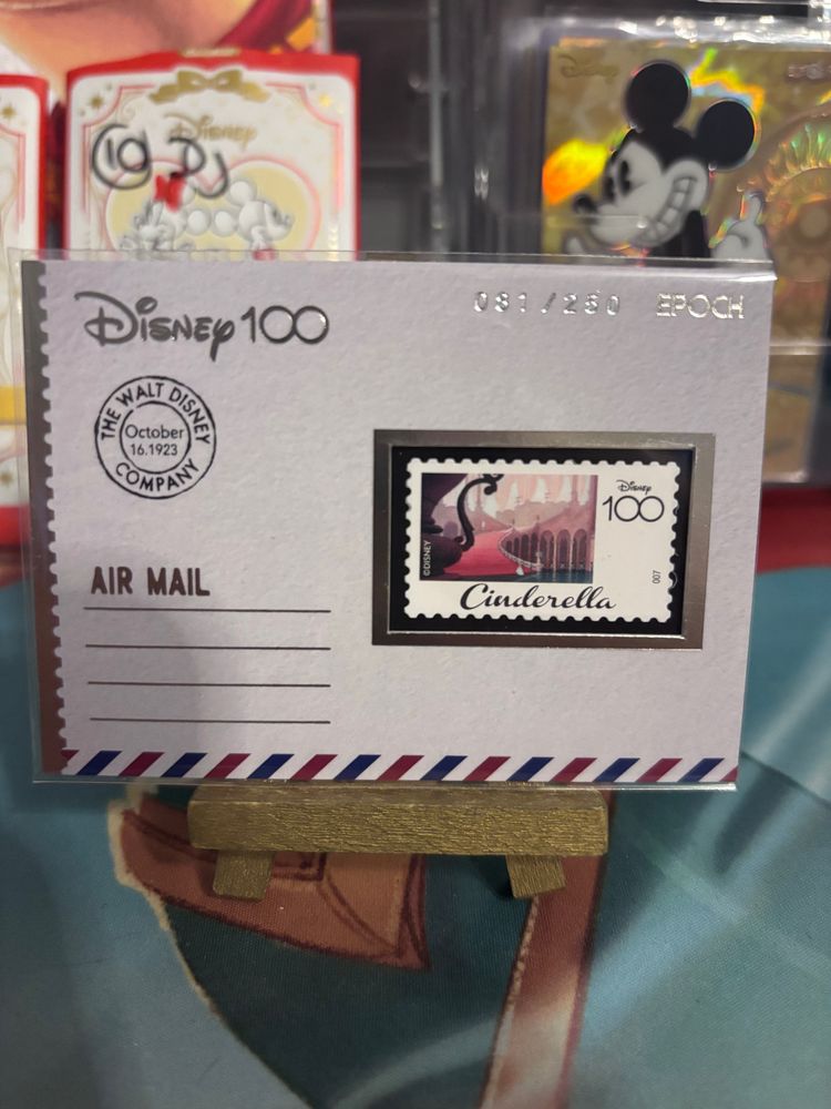 Epoch Disney Cinderella 081/250 Collectible Stamp Card image 1