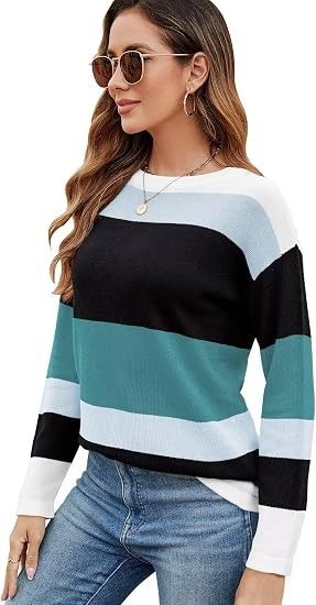 Immagine di Striped Long Sleeve Sweater 3