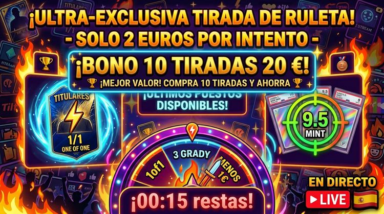 20 tiradas, 40€