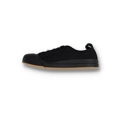 Bottega Veneta Black Canvas Vulcan Sneakers