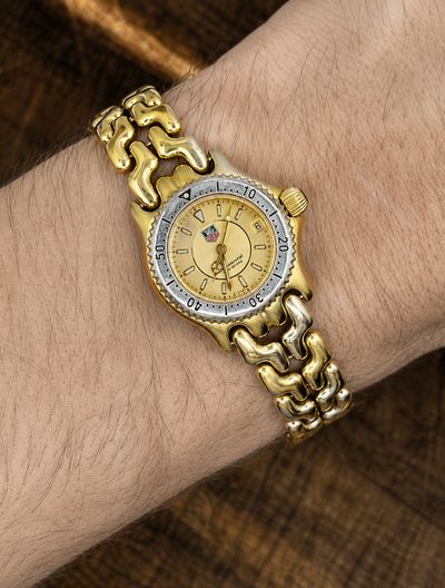 Vintage TAG Heuer S/el Professional Quartz Watch | Two-Tone Bracelet | Date | Ladies Watch 2