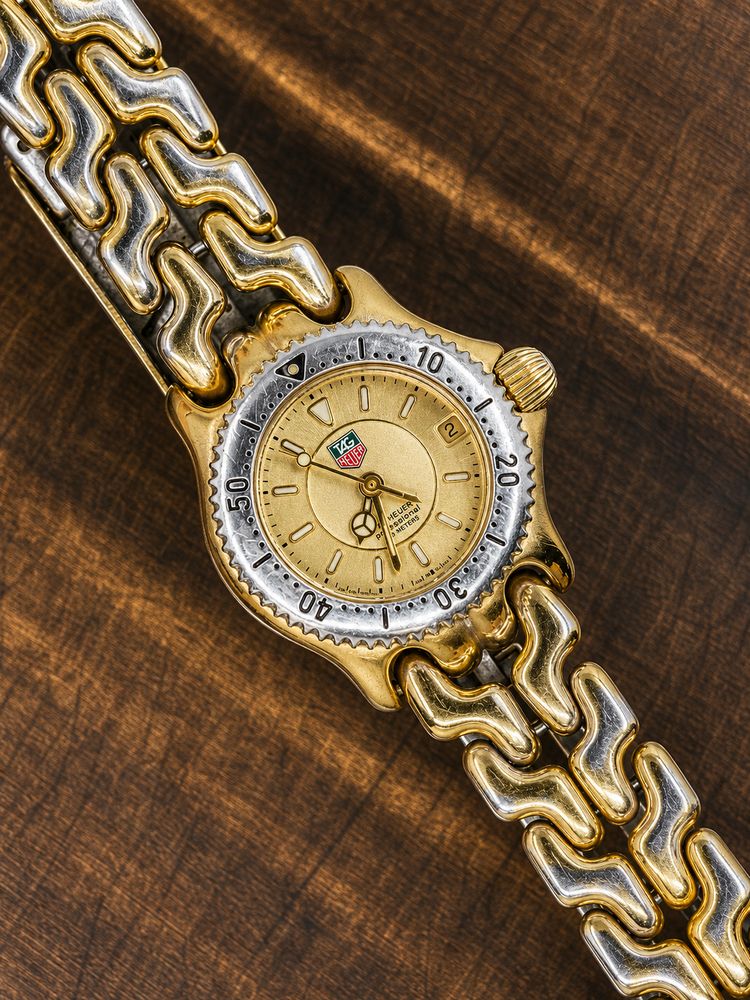 Vintage TAG Heuer S/el Professional Quartz Watch | Two-Tone Bracelet | Date | Ladies Watch