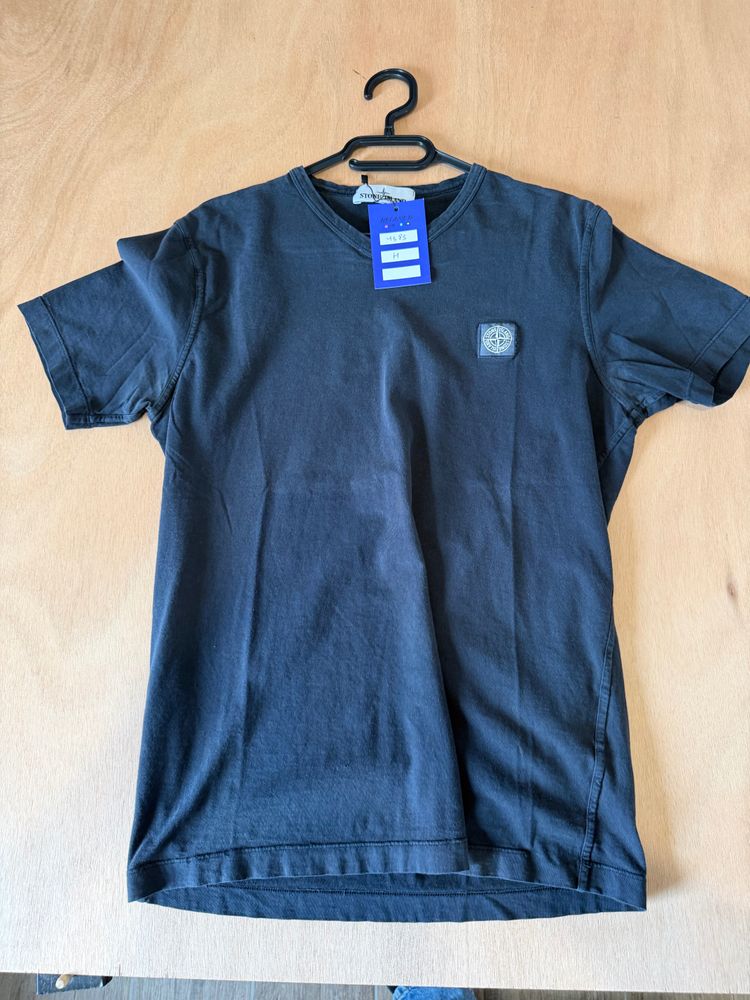 Stone Island Black T-Shirt taille M 1383