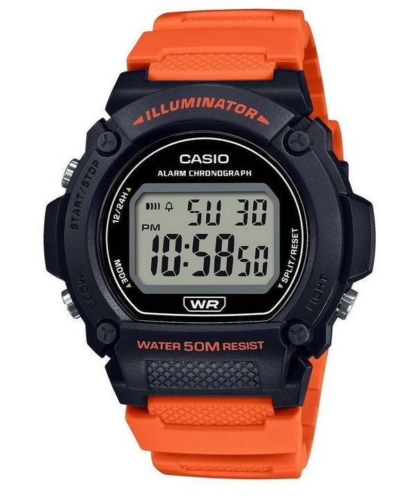 Casio Youth Digital Alarm Quartz W-219H-4AV W219H-4 Mens Watch image 1