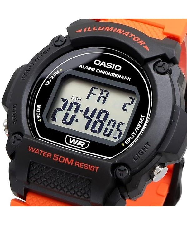 Casio Youth Digital Alarm Quartz W-219H-4AV W219H-4 Mens Watch image 5