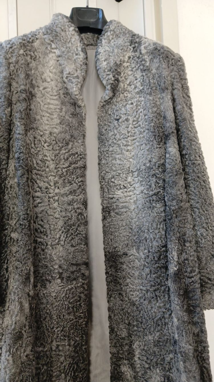 Other Grey Faux Fur Long Coat product image