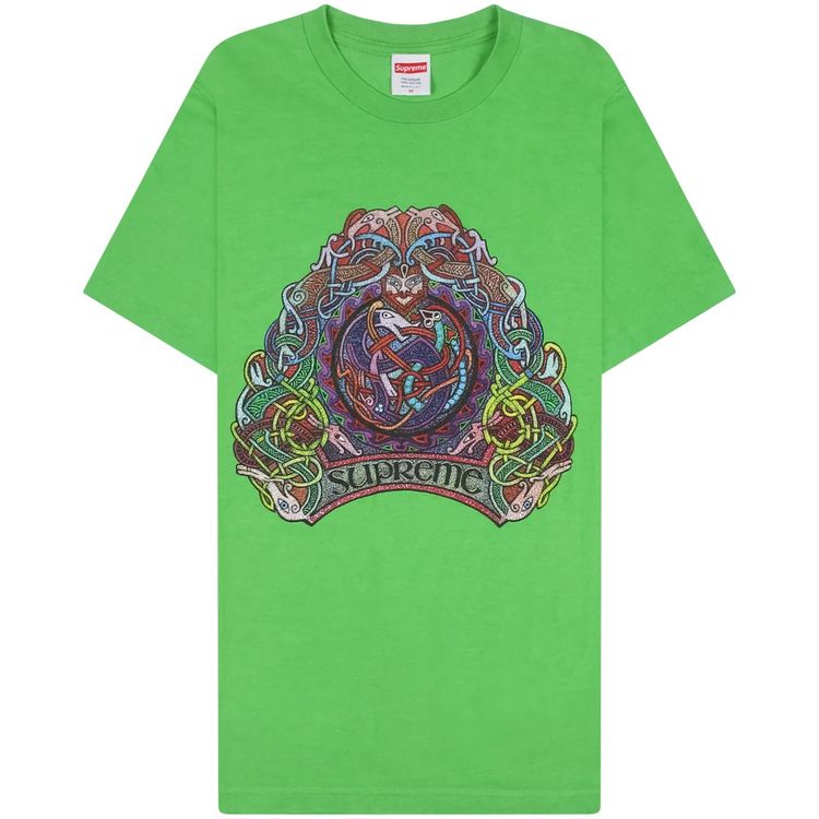Supreme Supreme 'Knot' Tee in bright green, Medium. product image