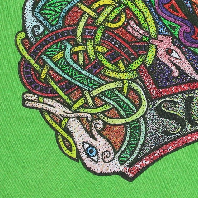 Supreme 'Knot' Tee in bright green, Medium. 3