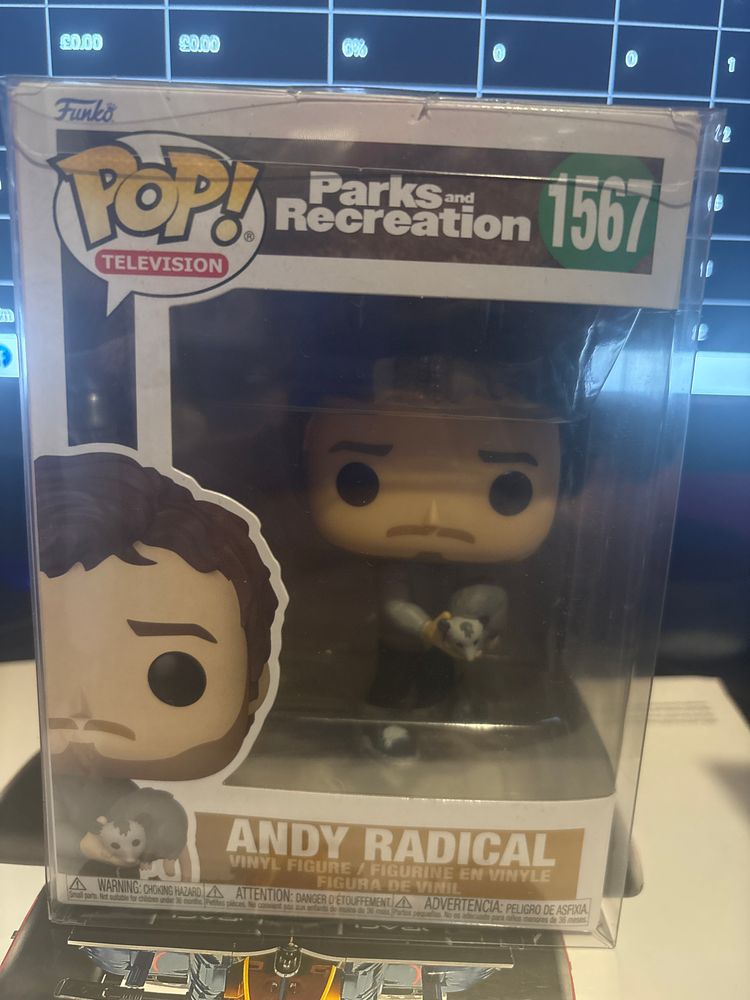 Funko Pop! Parks And Recreation Andy Radical Vinyl Figure