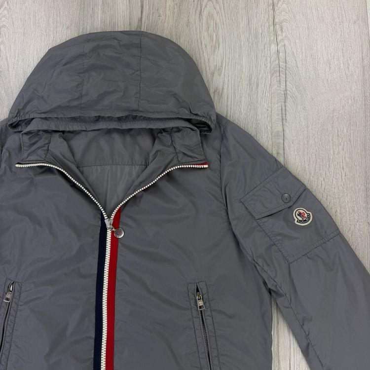 Moncler Keralle Men’s Grey Zip-up Windbreaker Jacket - Size 5 image 6