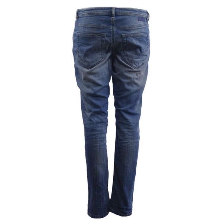 DIESEL RIZZO NE 0668W Womens Denim Sweat Jogg Jeans Slim Fit Carrot Leg Blue 3