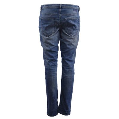 DIESEL RIZZO NE 0668W Womens Denim Sweat Jogg Jeans Slim Fit Carrot Leg Blue 3