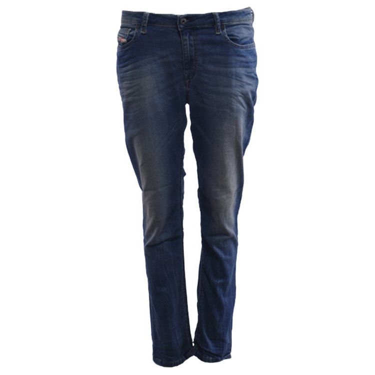 Diesel DIESEL RIZZO NE 0668W Womens Denim Sweat Jogg Jeans Slim Fit Carrot Leg Blue product image