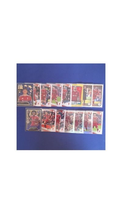 Liverpool 15 Card Bundle Topps Merlin Football Cards Salah Van Dijk Rio Mint 1