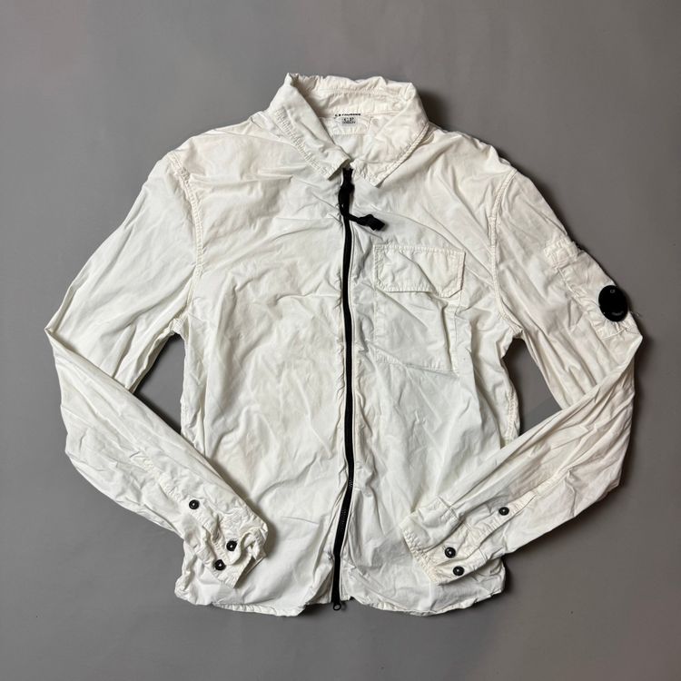 C.P Company White Overshirt - Small